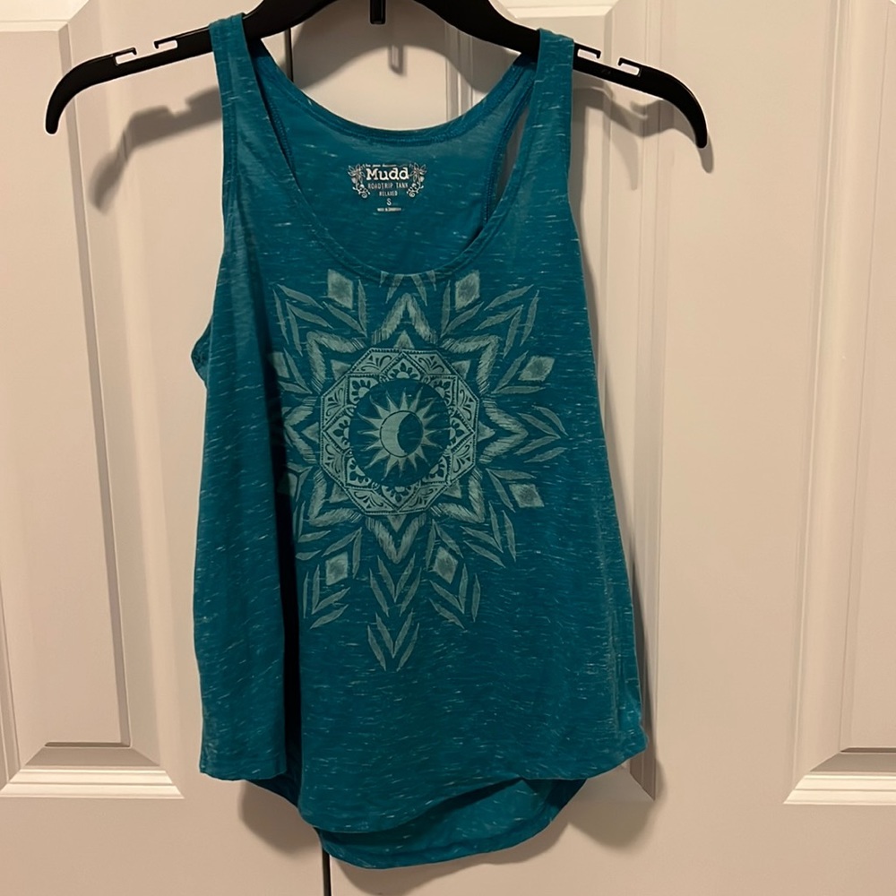 Teal Loose Fit Tank Top
